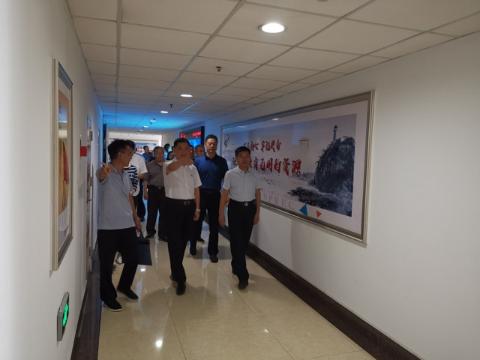 山東產權交易中心一行蒞臨公司 參觀指導